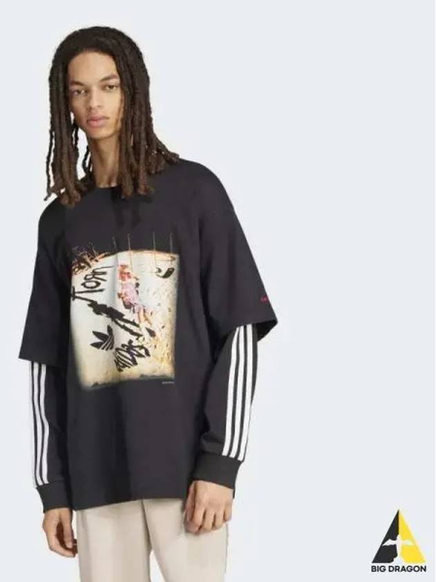 adidas KORN Long Sleeve BLACK - ADIDAS - BALAAN 1