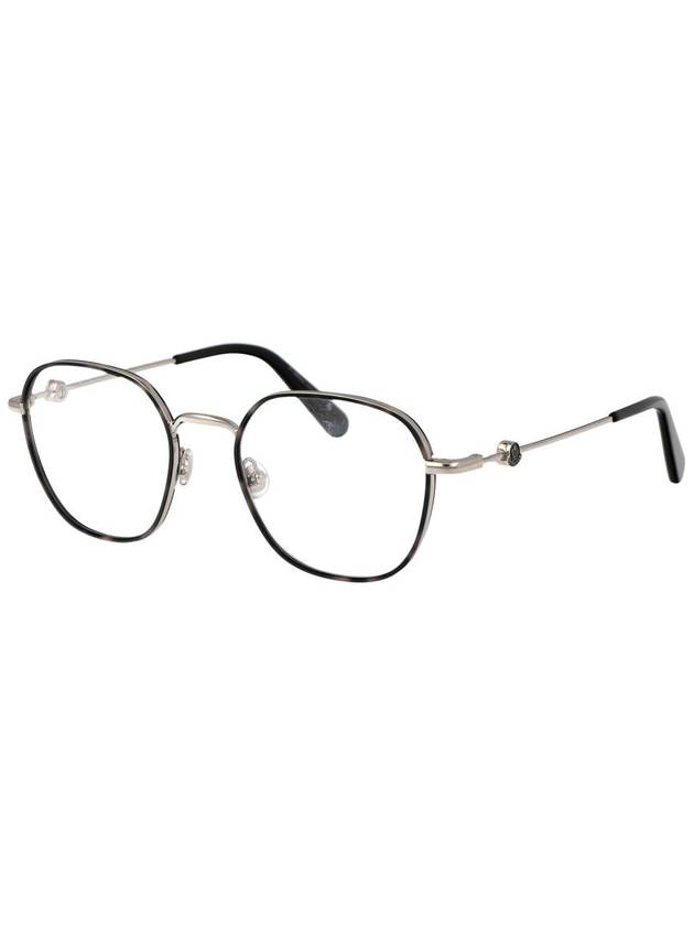 Eyeglasses Round Metal Palladium - MONCLER - BALAAN 3