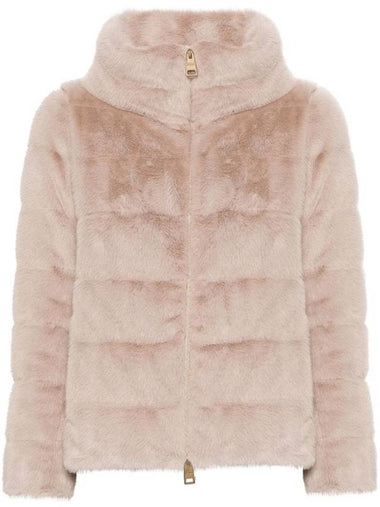 Fake Fur Zipper Jacket Chantilly - HERNO - BALAAN 1