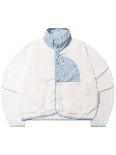 Men s Signature Mesh Woven Jacket White - ROND&DEMARRER - BALAAN 1