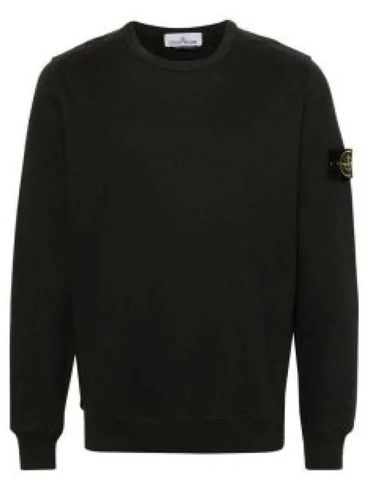 Wappen Patch Crew Neck Cotton Sweatshirt Lead Grey - STONE ISLAND - BALAAN 2