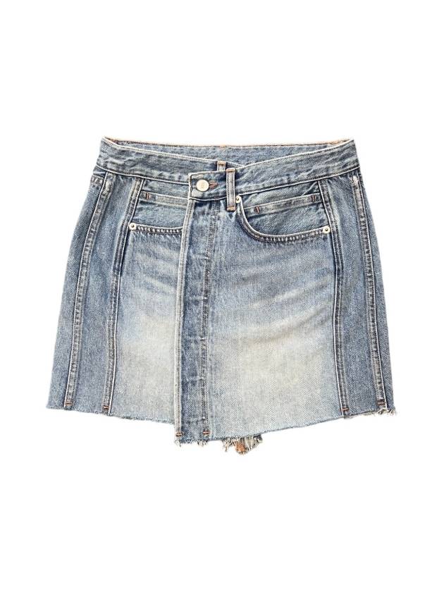 Li Denim A-line Skirt Blue - NDA - BALAAN 2