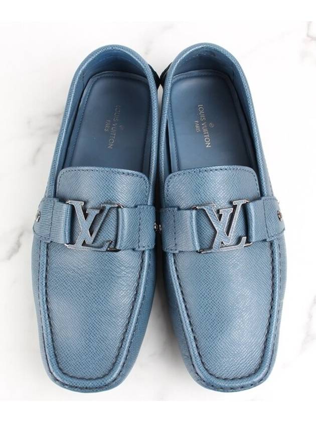 LV Initial Leather Loafer Blue 8 270 - LOUIS VUITTON - BALAAN 9