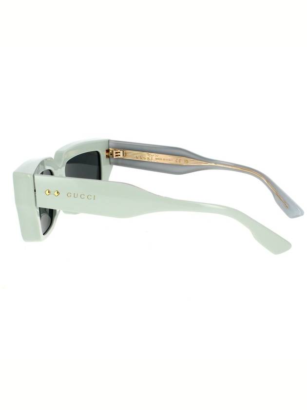 Sunglasses GG1529S 003 GREEN GREEN GRAY - GUCCI - BALAAN 4