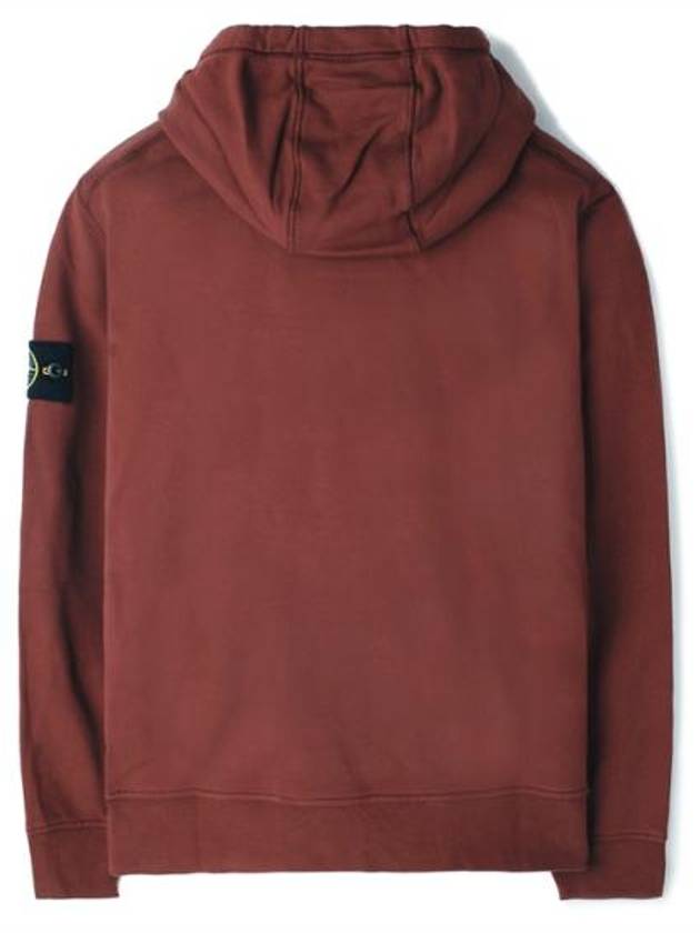 Signature Logo Patch Hoodie Chestnut Brown - STONE ISLAND - BALAAN 3