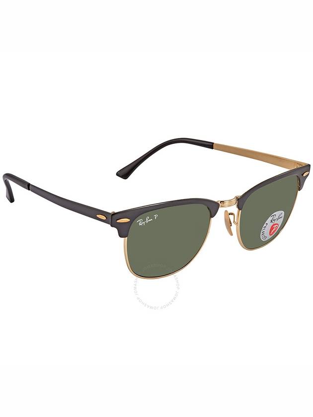 Ray Ban Clubmaster Metal Polarized Green Classic G-15 Square Unisex Sunglasses RB3716 187/ 58 51 - RAY-BAN - BALAAN 3