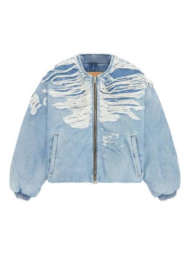 Men's D-Day-C Denim Jacket Light Blue - DIESEL - BALAAN 2