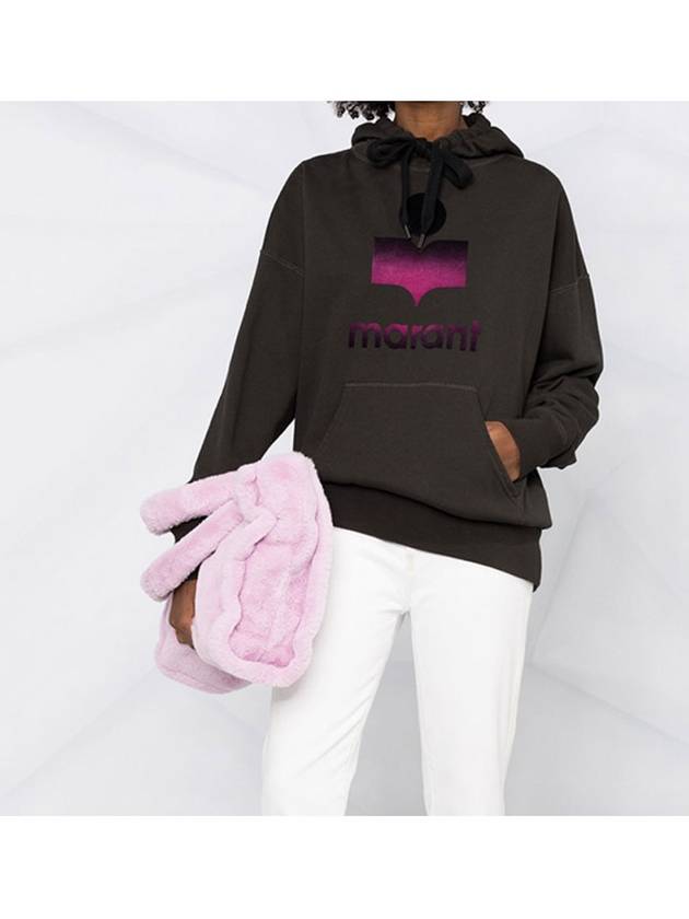 21PSW0031 21P066E FB Mansell Logo Hood Fade Black Women's Hoodie TJ - ISABEL MARANT - BALAAN 6