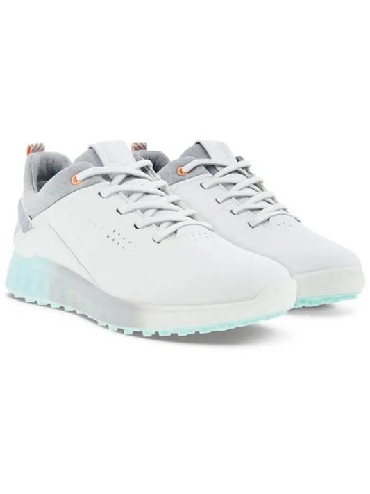 Women'ss 3 Spikeless Golf Shoes White Gray - ECCO - BALAAN 2