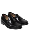 Pleated Leather Penny Loafers Black - THOM BROWNE - BALAAN 2