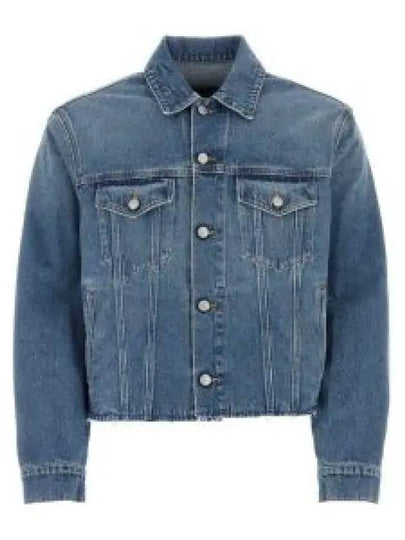 Single-Stitch Logo Denim Jacket Blue - MAISON MARGIELA - BALAAN 2