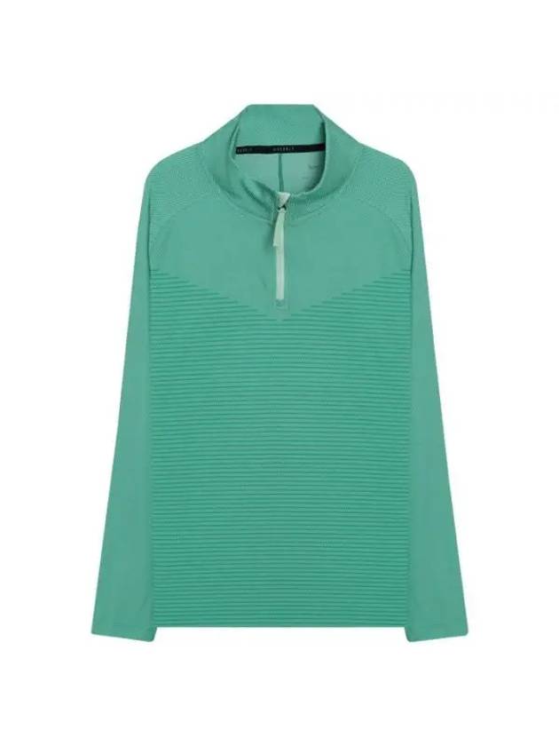 Vapor Half Zip-Up Dry Fit Long Sleeve T-Shirt Green - NIKE - BALAAN 1