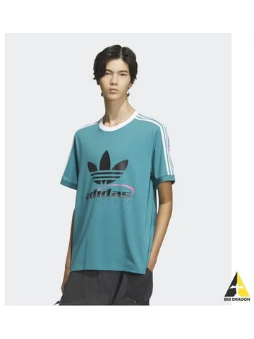 adidas Trefoil Short Sleeve Tee Mint IW6311 - ADIDAS - BALAAN 1