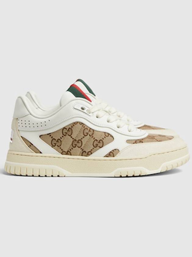 Original GG Canvas Low Top Sneakers Beige White - GUCCI - BALAAN 4