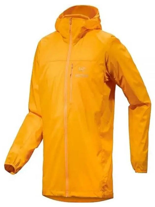 Squamish Logo Hooded Track Jacket Yellow - ARC'TERYX - BALAAN 1