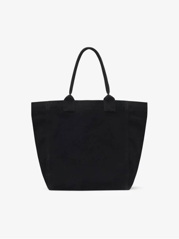 Small Yenki Glitter Logo Eco Bag Tote Black - ISABEL MARANT - BALAAN 5