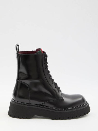 Boots With Web Detail - GUCCI - BALAAN 1