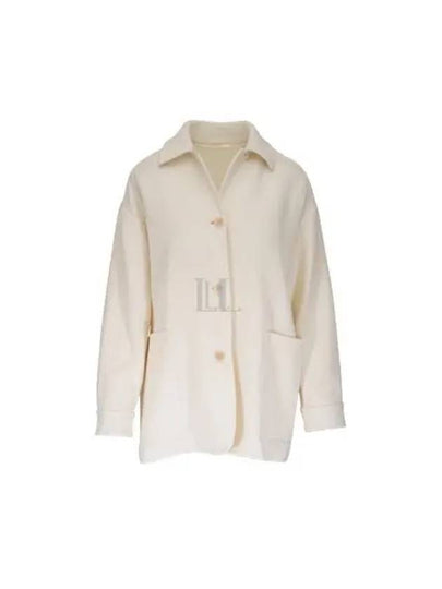 Eligio Single Coat White - MAX MARA - BALAAN 2