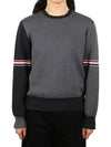 RWB Striped Crew Neck Knit Top Grey - THOM BROWNE - BALAAN 2