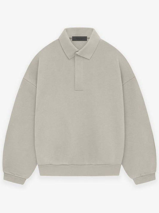 24SS Polo Shirt Sweatshirt Thread Jet Black Light Heather Gray - FEAR OF GOD ESSENTIALS - BALAAN 2