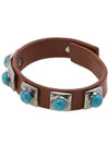 Crown Me Stud Stone Bracelet Brown - ETRO - BALAAN 11