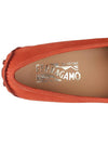 Gancini Driving Shoes Orange - SALVATORE FERRAGAMO - BALAAN 9