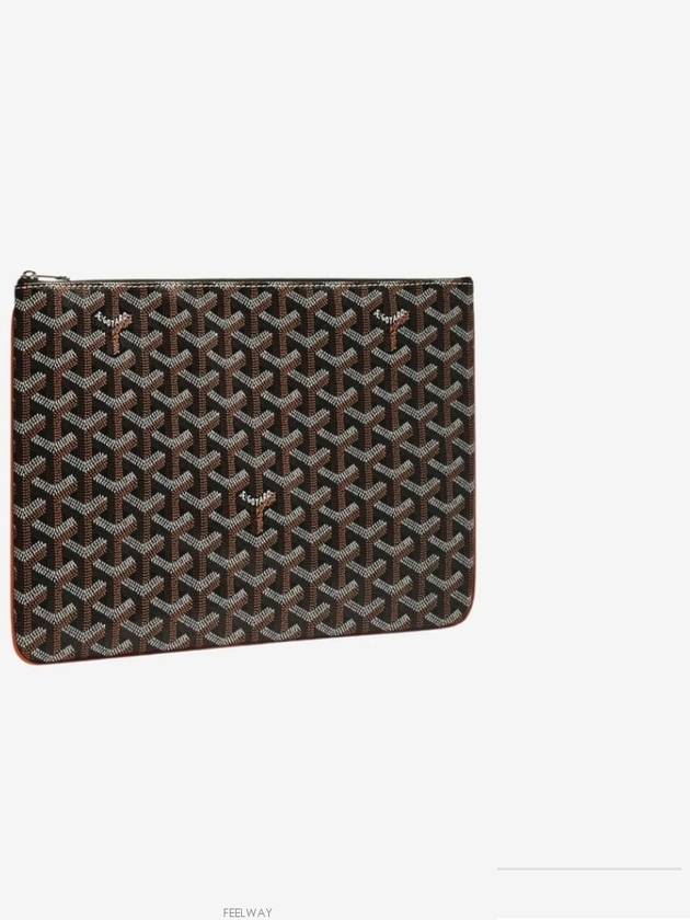 Lux You Senna Clutch Bag MM Black Tan - GOYARD - BALAAN 8