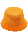 Intrecciato Jacquard Bucket Hat Tangerine - BOTTEGA VENETA - BALAAN 5