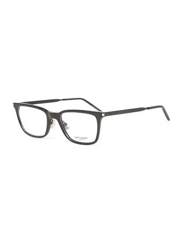 Eyewear Square Acetate Eyeglasses Black - SAINT LAURENT - BALAAN 4