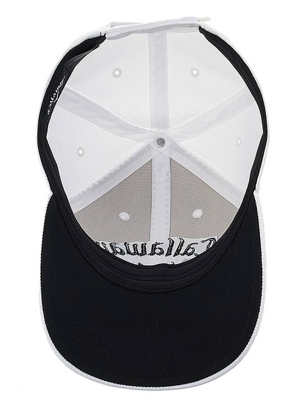 Side Crest Structured Ball Cap White - CALLAWAY GOLF - BALAAN 6