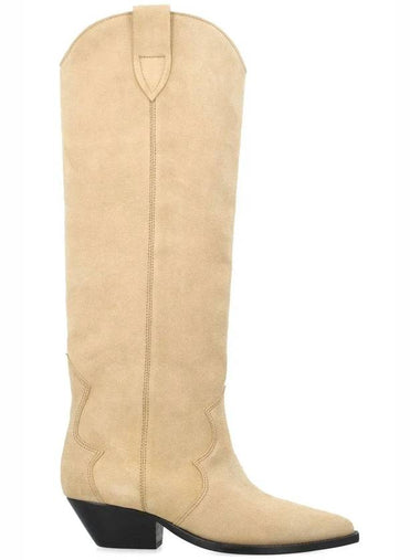 Denby suede long boots beige - ISABEL MARANT - BALAAN 1