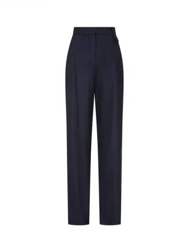 Women s Tapered Stretch Wool Pants Navy 271152 - EMPORIO ARMANI - BALAAN 1