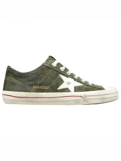 V-Star Leather Low Top Sneakers Green - GOLDEN GOOSE - BALAAN 2