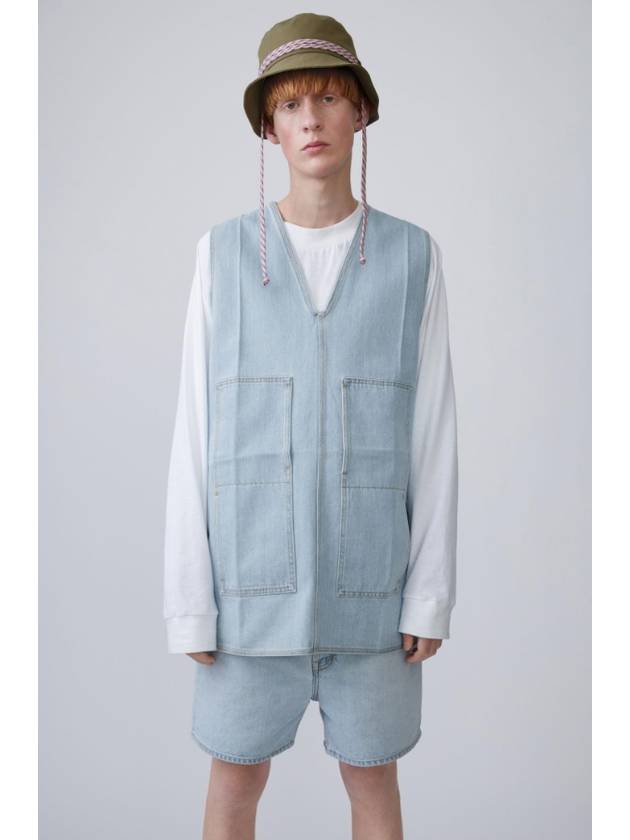 Blue Leaf light Vintage vest - ACNE STUDIOS - BALAAN 1