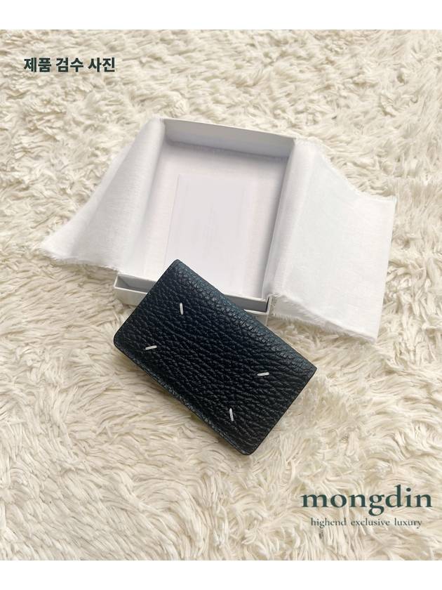 Stitch Card Wallet Black - MAISON MARGIELA - BALAAN 5