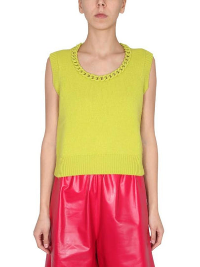 chain crochet trim knit sleeveless - BOTTEGA VENETA - BALAAN 2