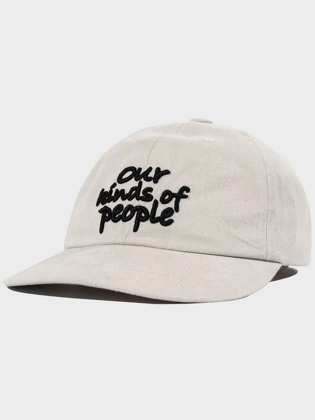 Our Kinds Of People Ball Cap Stone - KINDS - BALAAN 6