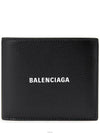 Logo Print Half  Wallet Black - BALENCIAGA - BALAAN 3