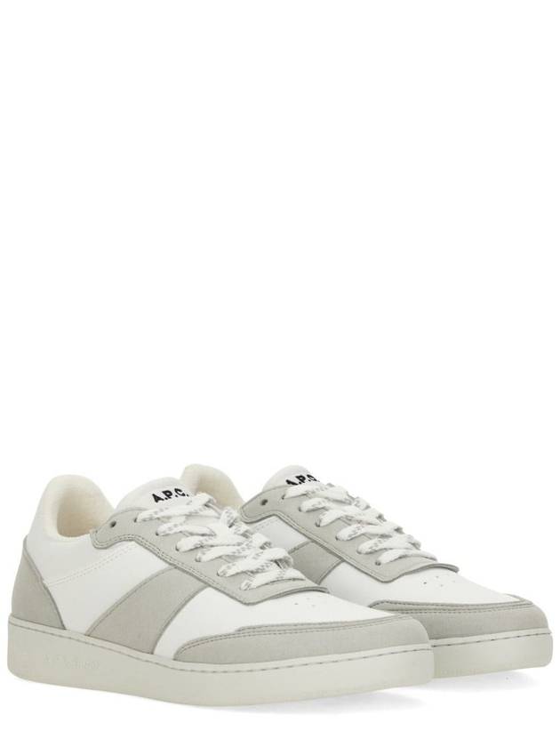 Pain Leather Low Top Sneakers White - A.P.C. - BALAAN 3