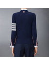 4-Bar V-Neck Cashmere Cardigan Navy - THOM BROWNE - BALAAN 3