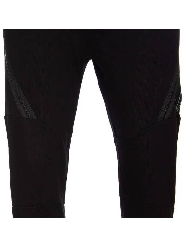 Diagonal Raised Fleece Track Pants Black - CP COMPANY - BALAAN 6