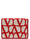 Toile Iconographe Half Wallet Red - VALENTINO - BALAAN 4