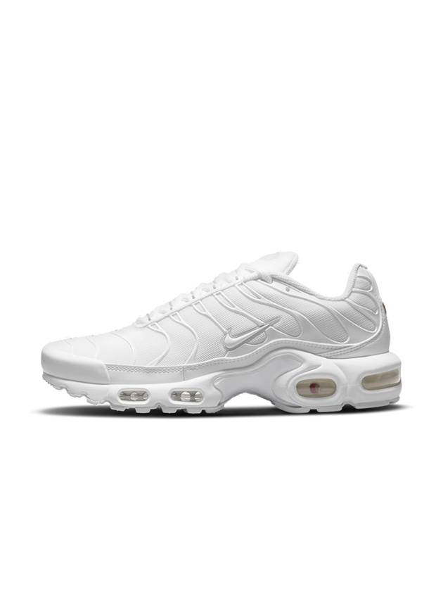 Air Max Plus Low Top Sneakers Triple White - NIKE - BALAAN 1