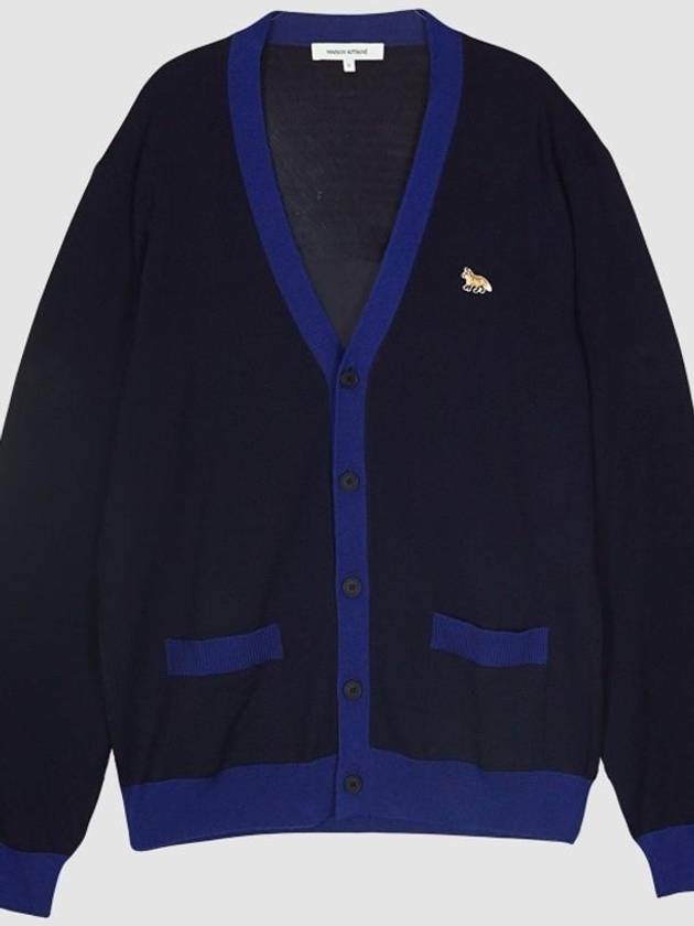 Baby Fox Patch Regular Cardigan Navy - MAISON KITSUNE - BALAAN 2