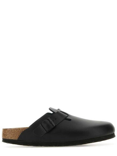 Boston Leather Slip-On Black - BIRKENSTOCK - BALAAN 1