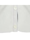 Milano Stitch 4 Bar Classic V Neck Fine Merino Wool Cardigan White - THOM BROWNE - BALAAN 6