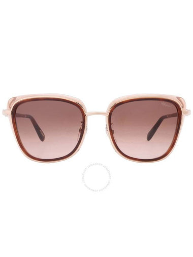 Chopard Brown Gradient Butterfly Ladies Sunglasses SCHD40S 0300 56 - CHOPARD - BALAAN 1