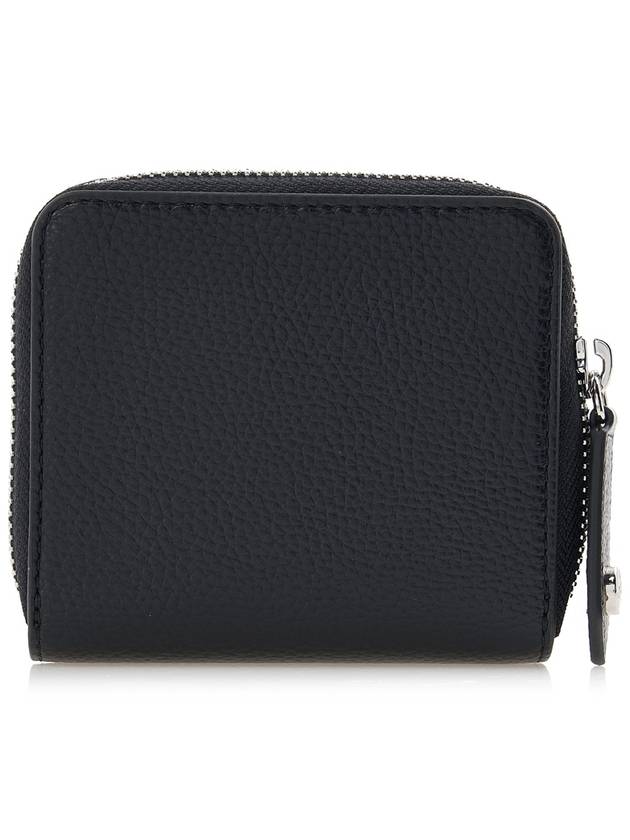 Vegan Biogreen Zipper Medium Half Wallet Black - VIVIENNE WESTWOOD - BALAAN 4