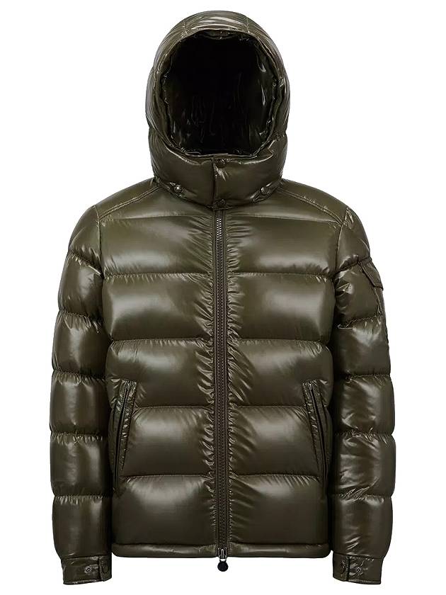 Men's Maya Short Down Padding Olive Green - MONCLER - BALAAN 6