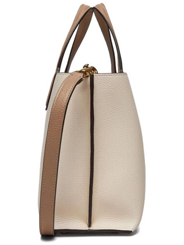 Willow 24 In Color Block Tote Bag Beige - COACH - BALAAN 3